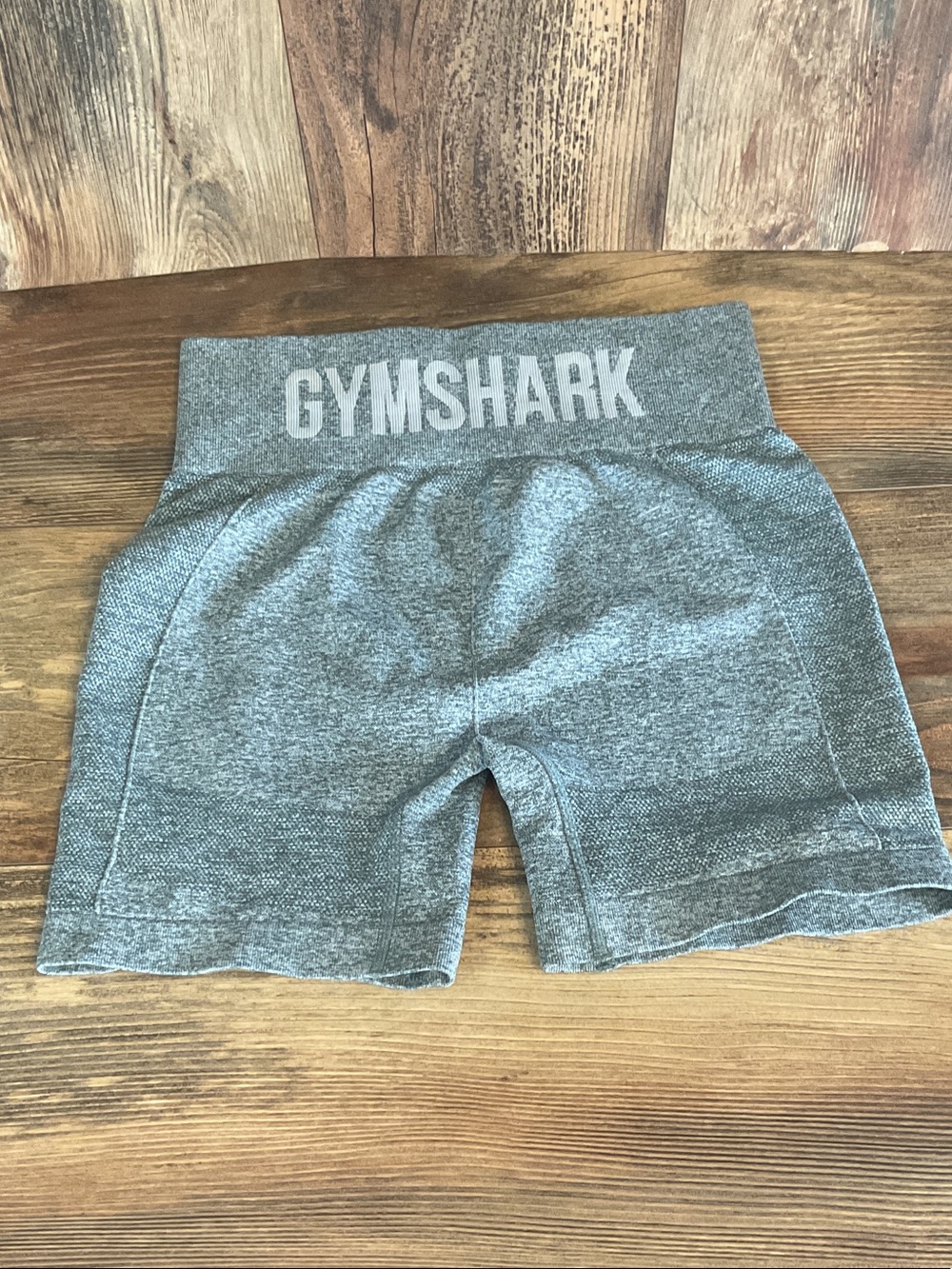 Gymshark Grey High-Waist Active Legging Shorts M           172B